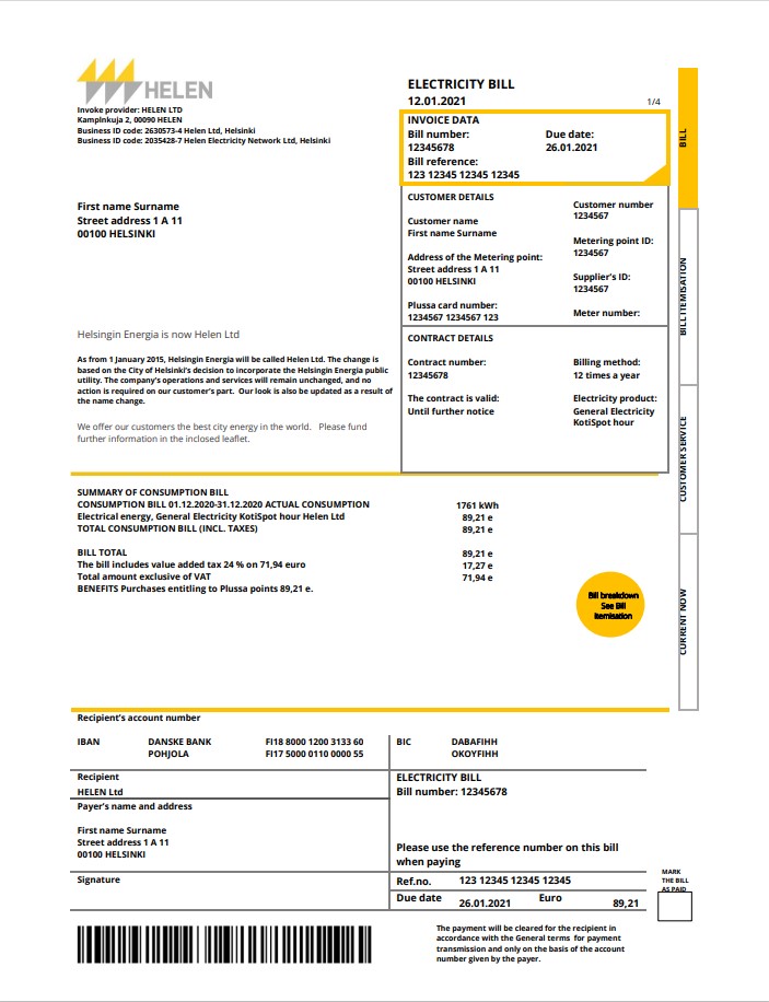  Minol USA business utility bill 